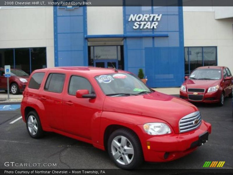 Victory Red / Ebony Black 2008 Chevrolet HHR LT