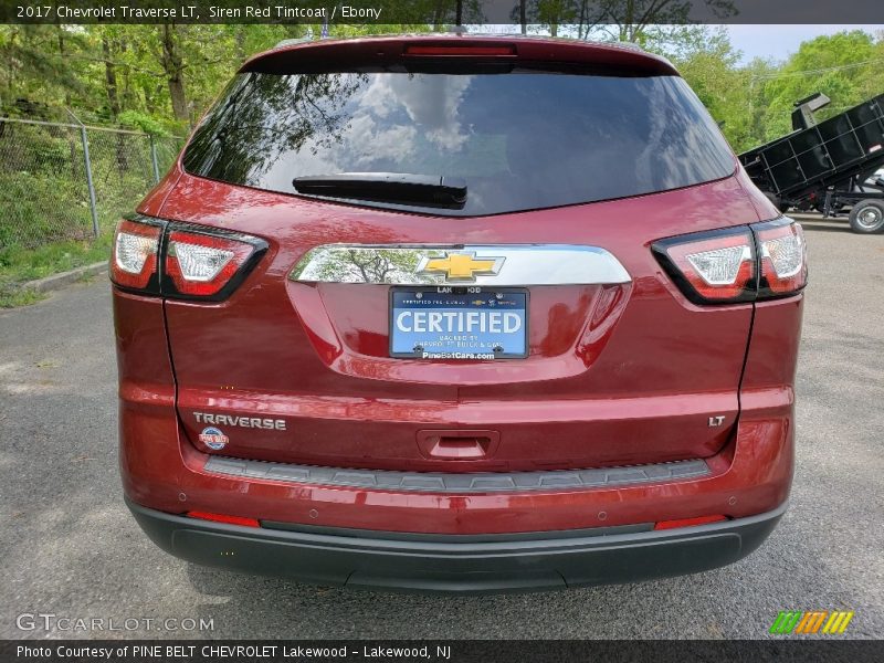 Siren Red Tintcoat / Ebony 2017 Chevrolet Traverse LT