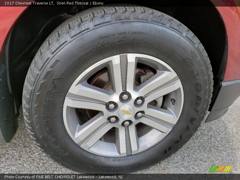 Siren Red Tintcoat / Ebony 2017 Chevrolet Traverse LT