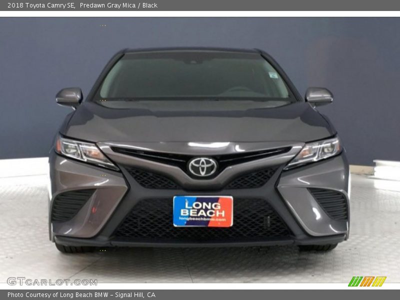 Predawn Gray Mica / Black 2018 Toyota Camry SE
