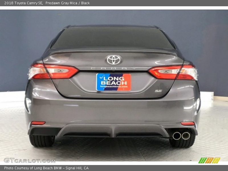 Predawn Gray Mica / Black 2018 Toyota Camry SE
