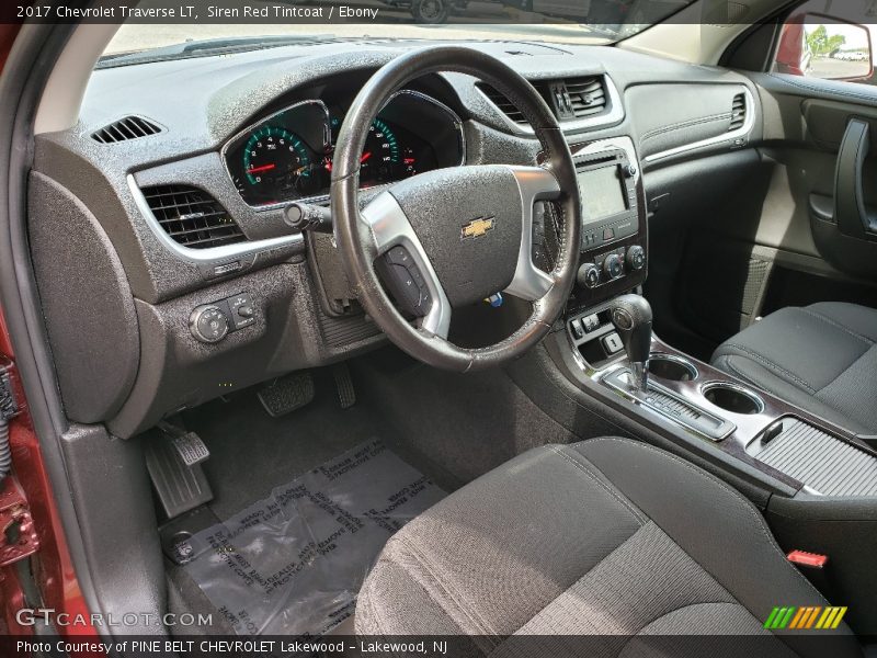 Siren Red Tintcoat / Ebony 2017 Chevrolet Traverse LT