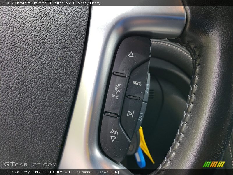 Siren Red Tintcoat / Ebony 2017 Chevrolet Traverse LT