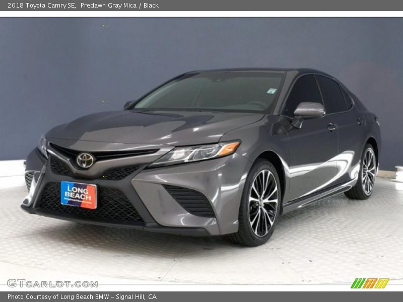 Predawn Gray Mica / Black 2018 Toyota Camry SE