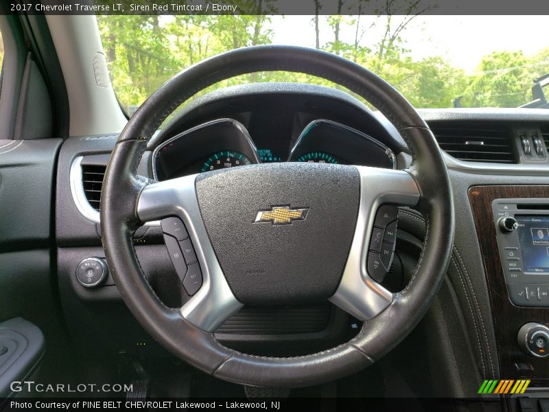 Siren Red Tintcoat / Ebony 2017 Chevrolet Traverse LT
