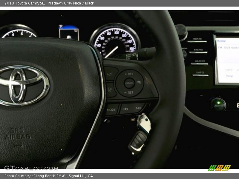 Predawn Gray Mica / Black 2018 Toyota Camry SE