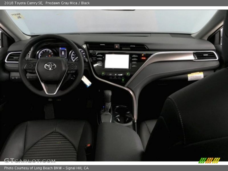 Predawn Gray Mica / Black 2018 Toyota Camry SE