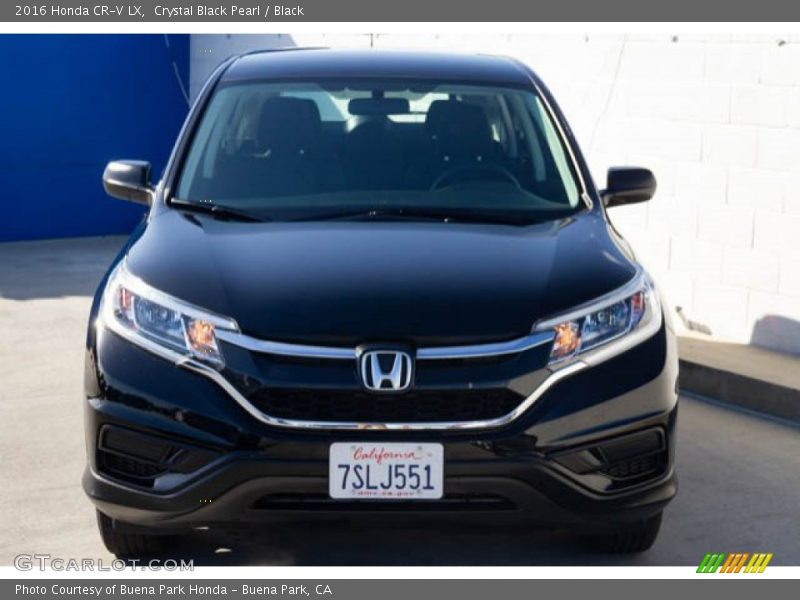 Crystal Black Pearl / Black 2016 Honda CR-V LX