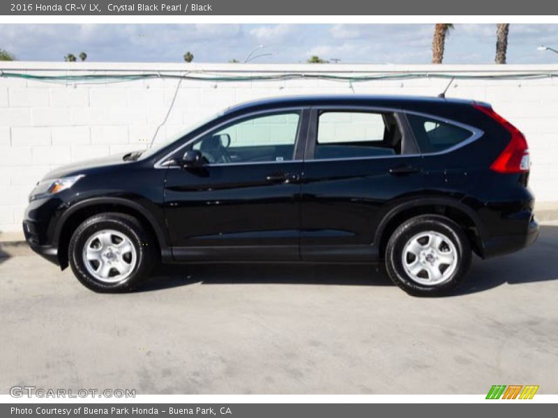 Crystal Black Pearl / Black 2016 Honda CR-V LX