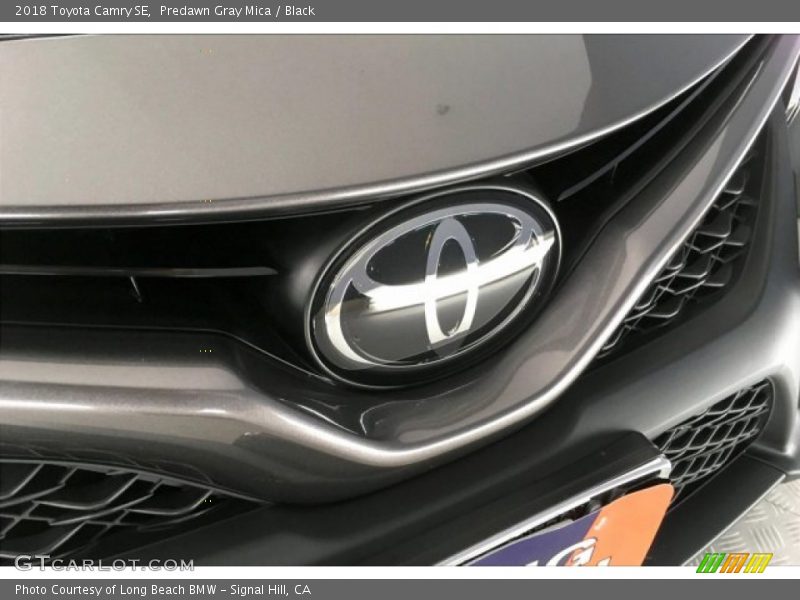 Predawn Gray Mica / Black 2018 Toyota Camry SE