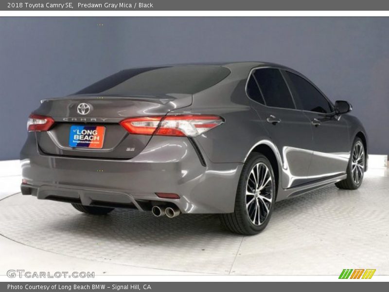 Predawn Gray Mica / Black 2018 Toyota Camry SE