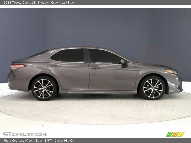 Predawn Gray Mica / Black 2018 Toyota Camry SE