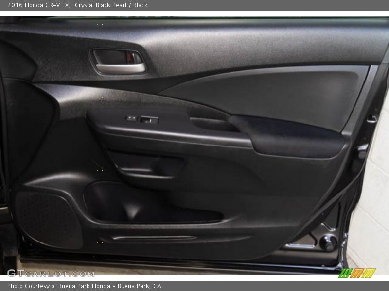 Crystal Black Pearl / Black 2016 Honda CR-V LX