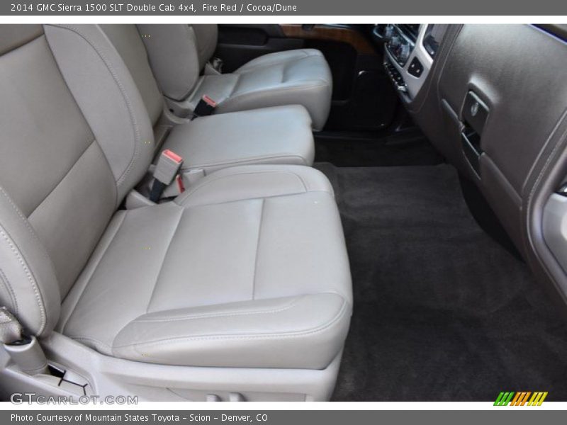 Fire Red / Cocoa/Dune 2014 GMC Sierra 1500 SLT Double Cab 4x4