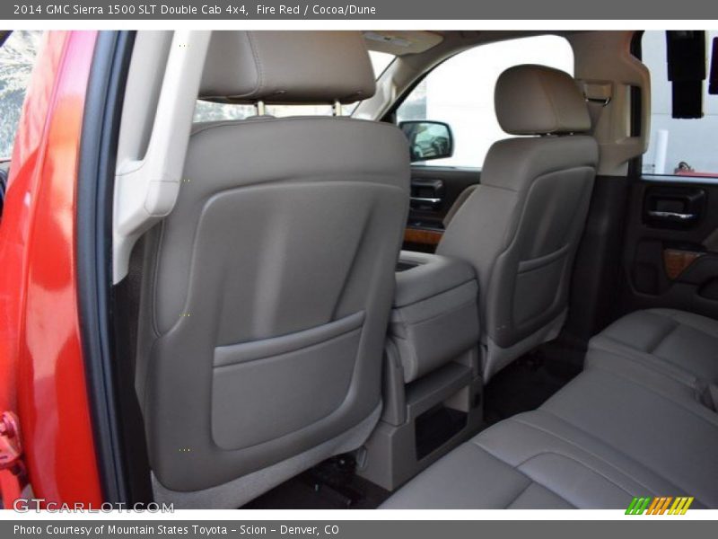 Fire Red / Cocoa/Dune 2014 GMC Sierra 1500 SLT Double Cab 4x4