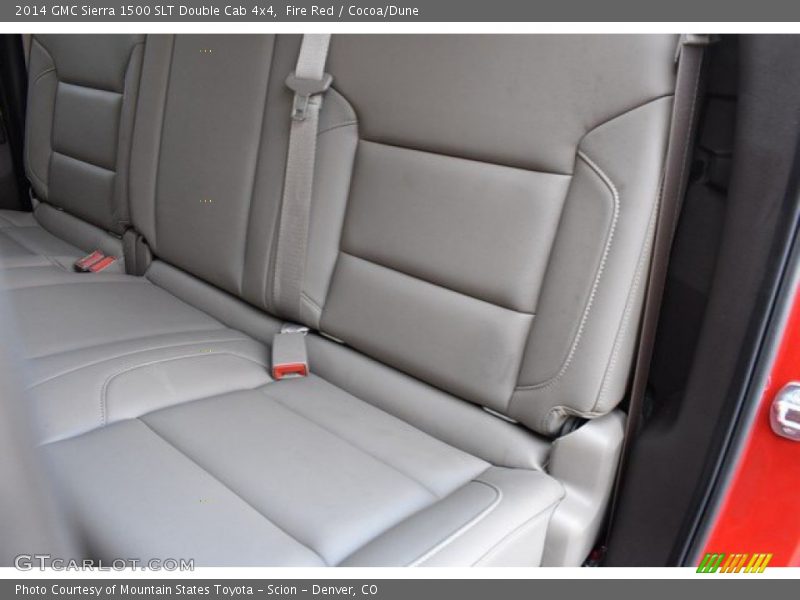 Fire Red / Cocoa/Dune 2014 GMC Sierra 1500 SLT Double Cab 4x4