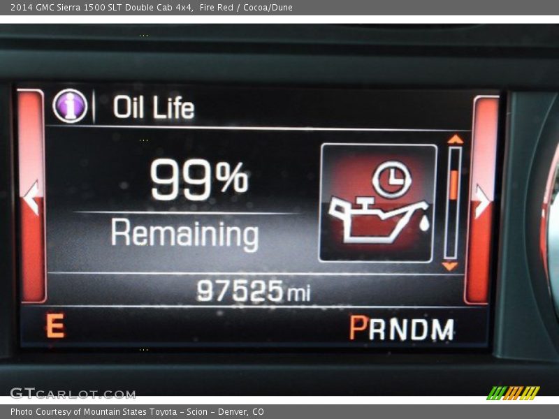 Fire Red / Cocoa/Dune 2014 GMC Sierra 1500 SLT Double Cab 4x4