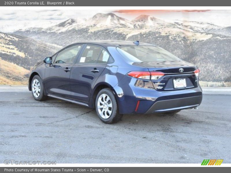 Blueprint / Black 2020 Toyota Corolla LE