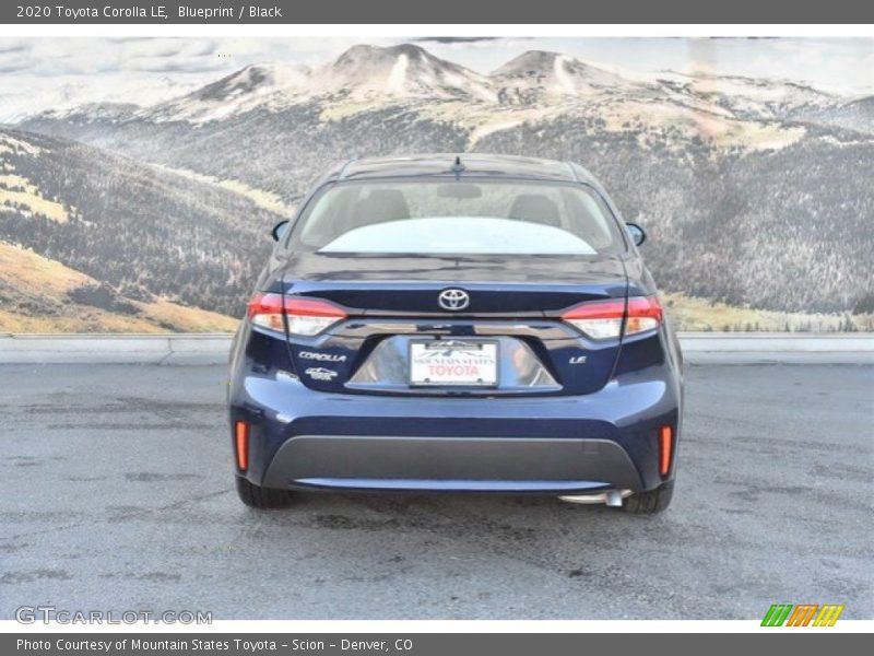 Blueprint / Black 2020 Toyota Corolla LE