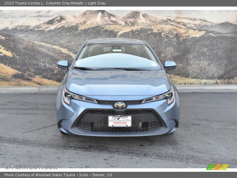 Celestite Gray Metallic / Light Gray 2020 Toyota Corolla L