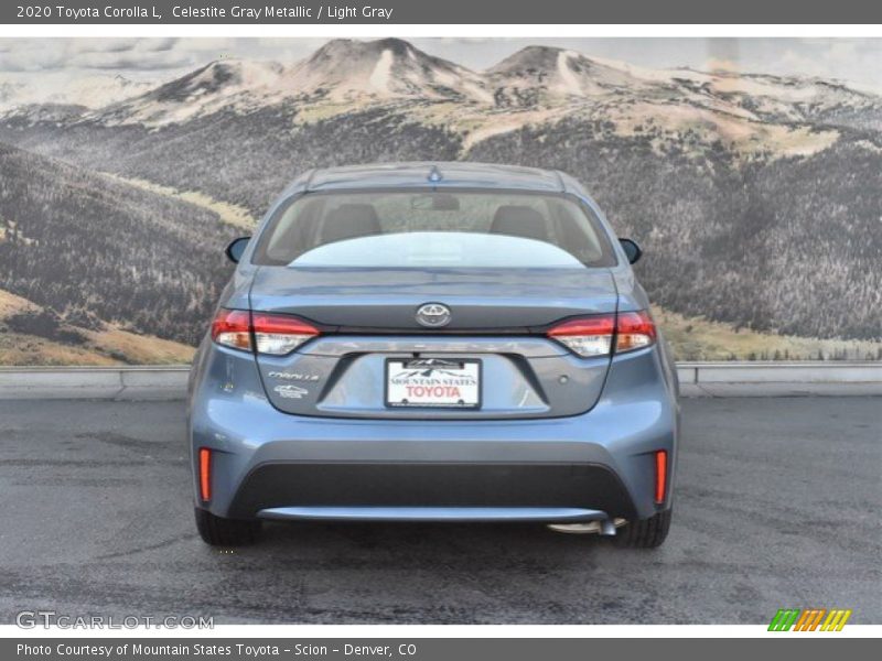 Celestite Gray Metallic / Light Gray 2020 Toyota Corolla L