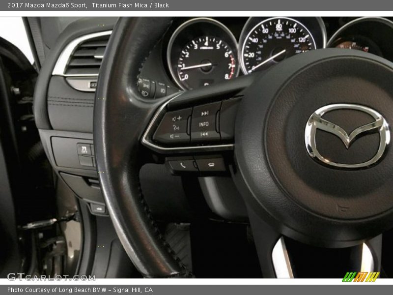 Titanium Flash Mica / Black 2017 Mazda Mazda6 Sport