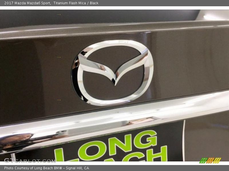 Titanium Flash Mica / Black 2017 Mazda Mazda6 Sport