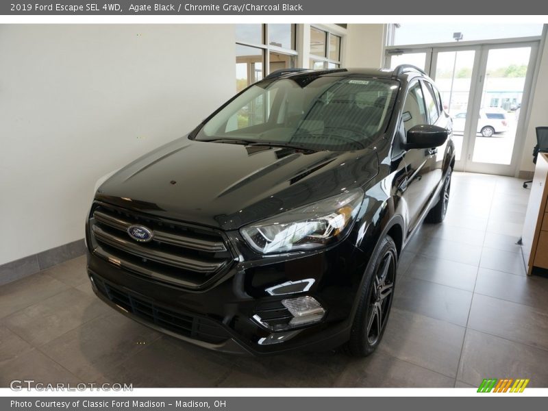 Agate Black / Chromite Gray/Charcoal Black 2019 Ford Escape SEL 4WD