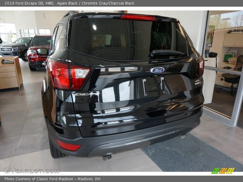 Agate Black / Chromite Gray/Charcoal Black 2019 Ford Escape SEL 4WD