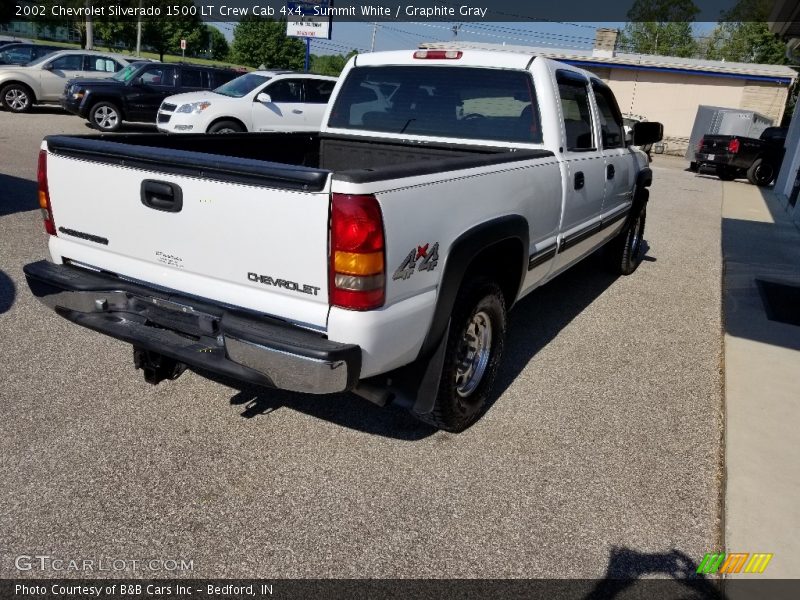 Summit White / Graphite Gray 2002 Chevrolet Silverado 1500 LT Crew Cab 4x4