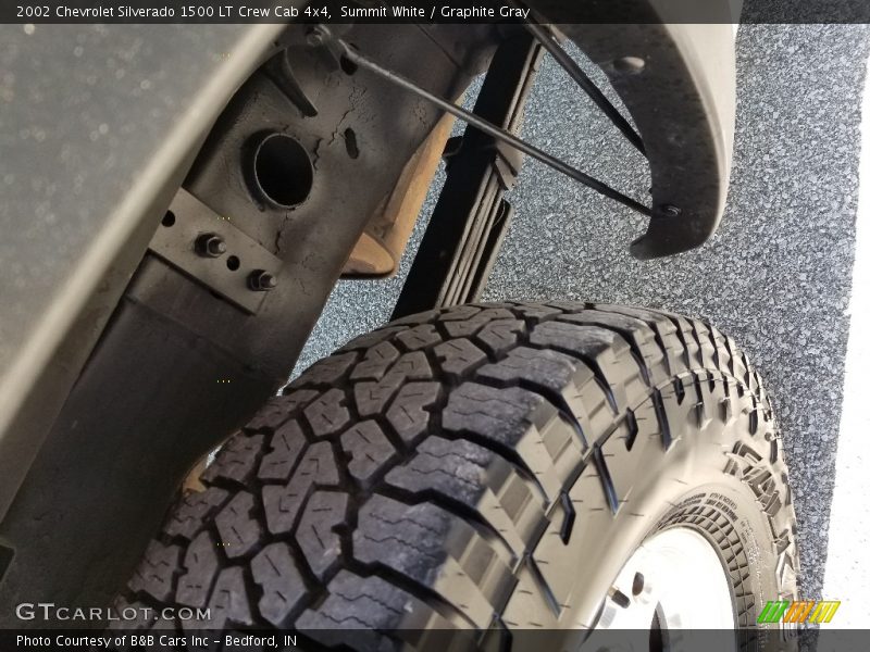 Summit White / Graphite Gray 2002 Chevrolet Silverado 1500 LT Crew Cab 4x4
