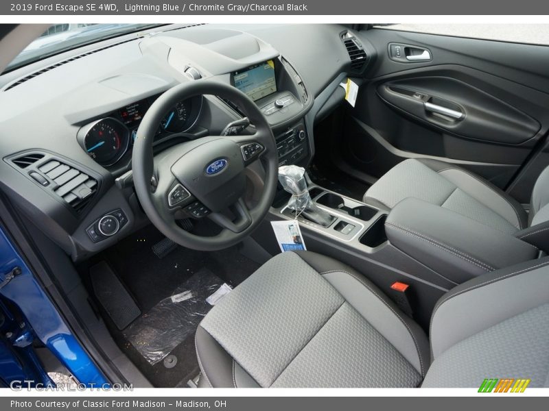 Lightning Blue / Chromite Gray/Charcoal Black 2019 Ford Escape SE 4WD