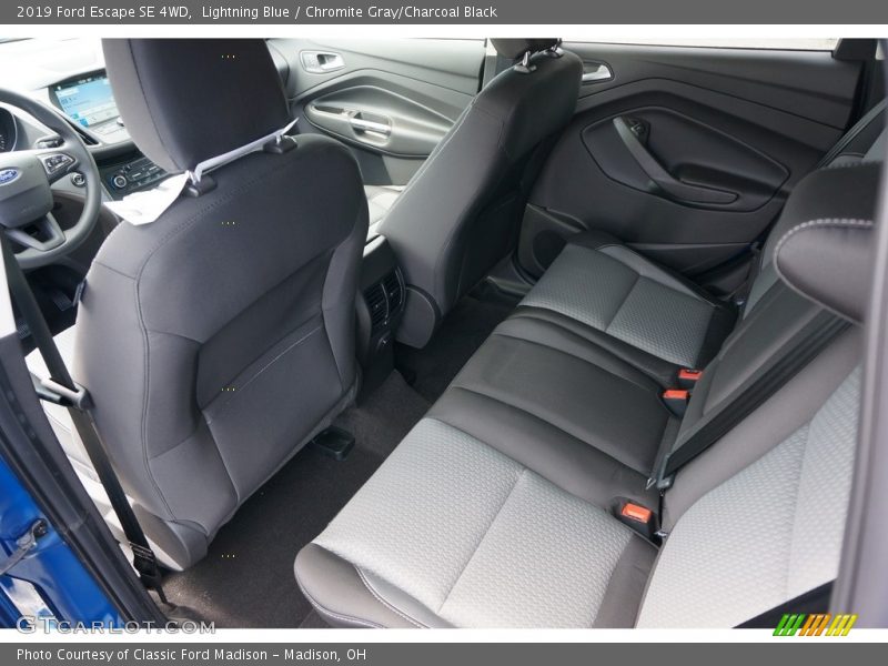 Lightning Blue / Chromite Gray/Charcoal Black 2019 Ford Escape SE 4WD