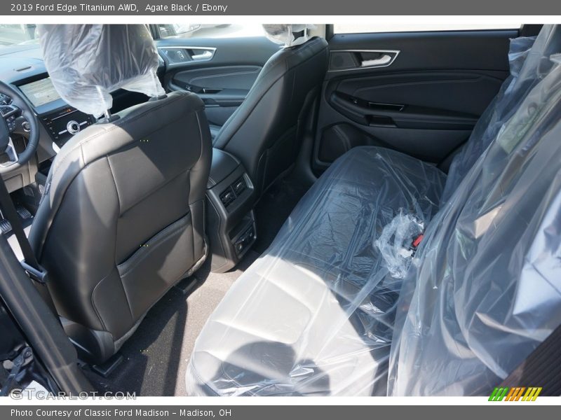 Agate Black / Ebony 2019 Ford Edge Titanium AWD