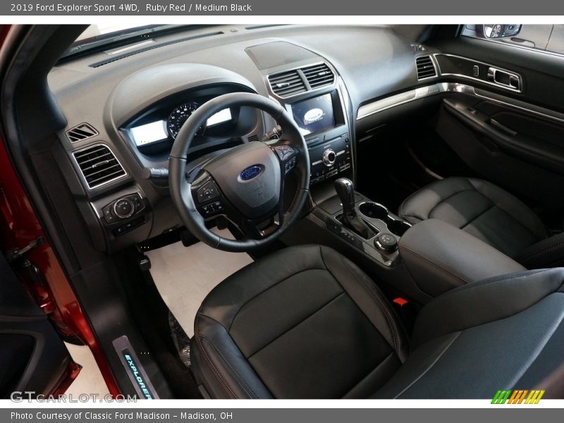 Ruby Red / Medium Black 2019 Ford Explorer Sport 4WD