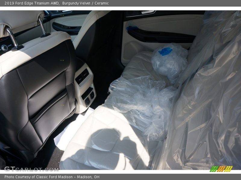 Burgundy Velvet / Ceramic 2019 Ford Edge Titanium AWD