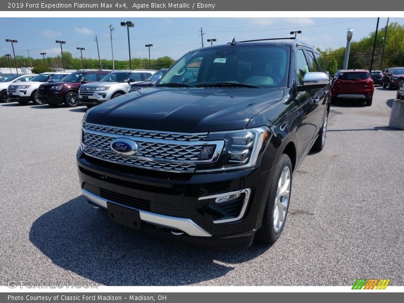 Agate Black Metallic / Ebony 2019 Ford Expedition Platinum Max 4x4