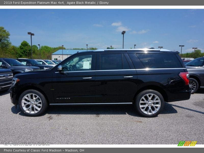 Agate Black Metallic / Ebony 2019 Ford Expedition Platinum Max 4x4