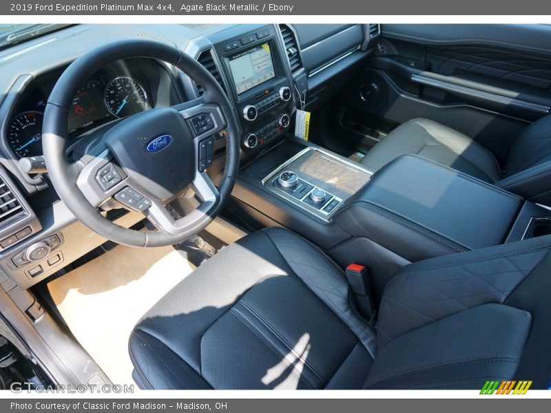 Agate Black Metallic / Ebony 2019 Ford Expedition Platinum Max 4x4