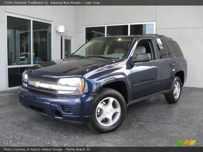 Imperial Blue Metallic / Light Gray 2008 Chevrolet TrailBlazer LS