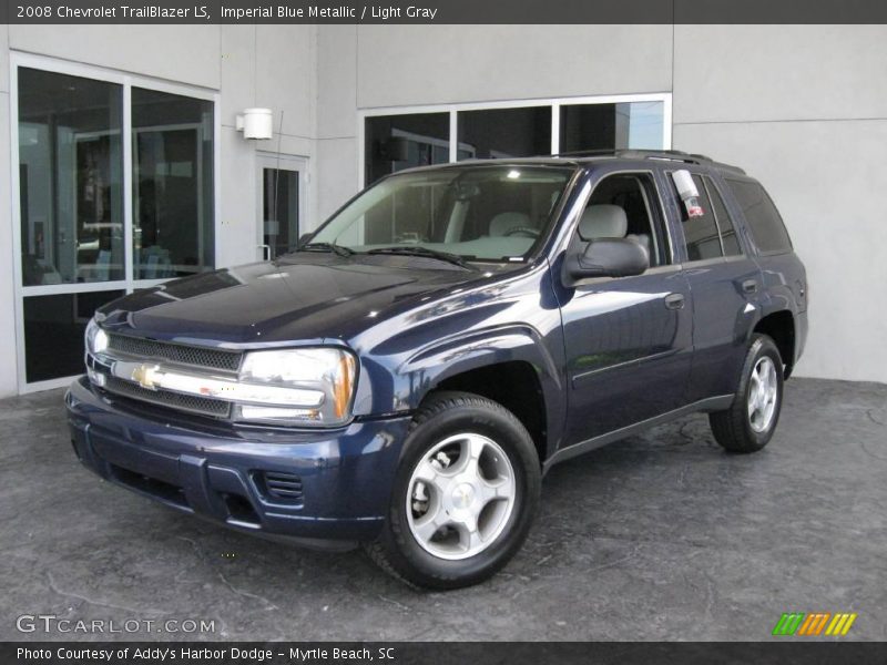 Imperial Blue Metallic / Light Gray 2008 Chevrolet TrailBlazer LS
