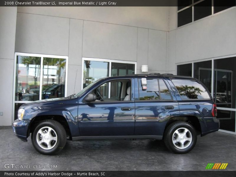Imperial Blue Metallic / Light Gray 2008 Chevrolet TrailBlazer LS