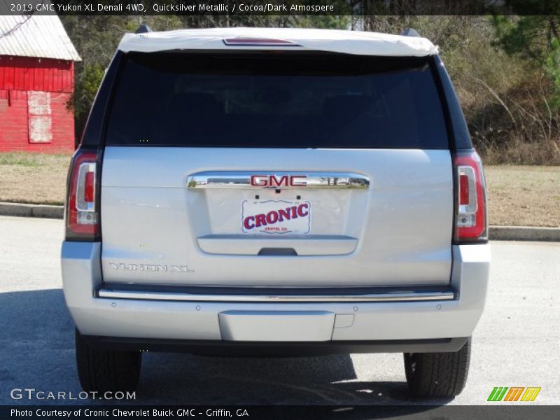 Quicksilver Metallic / Cocoa/Dark Atmospere 2019 GMC Yukon XL Denali 4WD