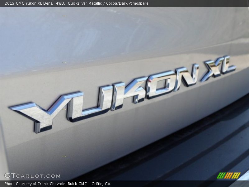 Quicksilver Metallic / Cocoa/Dark Atmospere 2019 GMC Yukon XL Denali 4WD