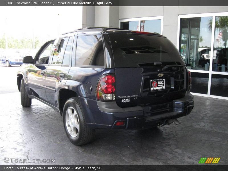 Imperial Blue Metallic / Light Gray 2008 Chevrolet TrailBlazer LS