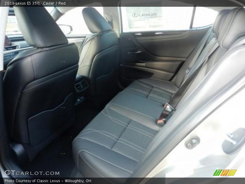 Caviar / Red 2019 Lexus ES 350