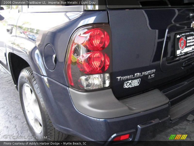 Imperial Blue Metallic / Light Gray 2008 Chevrolet TrailBlazer LS