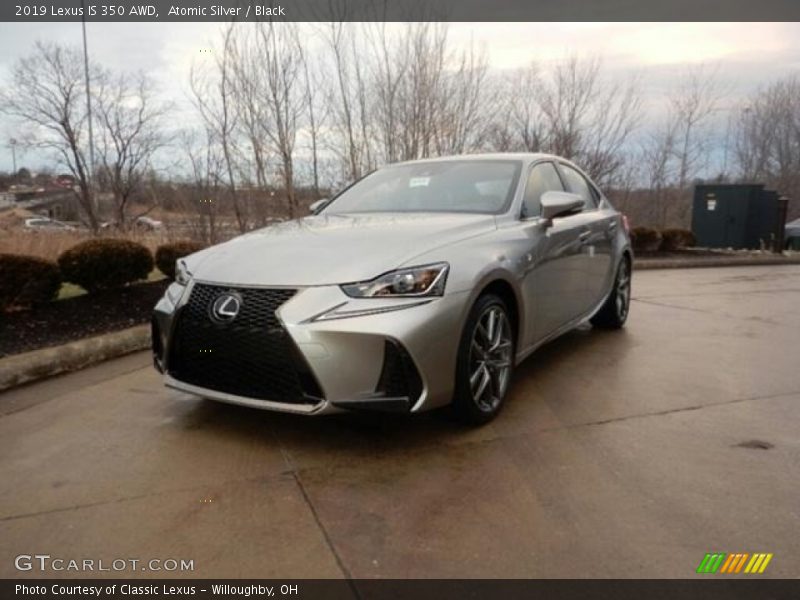 Atomic Silver / Black 2019 Lexus IS 350 AWD