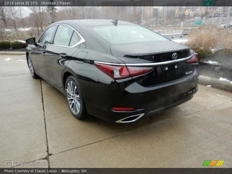 Obsidian / Flaxen 2019 Lexus ES 350
