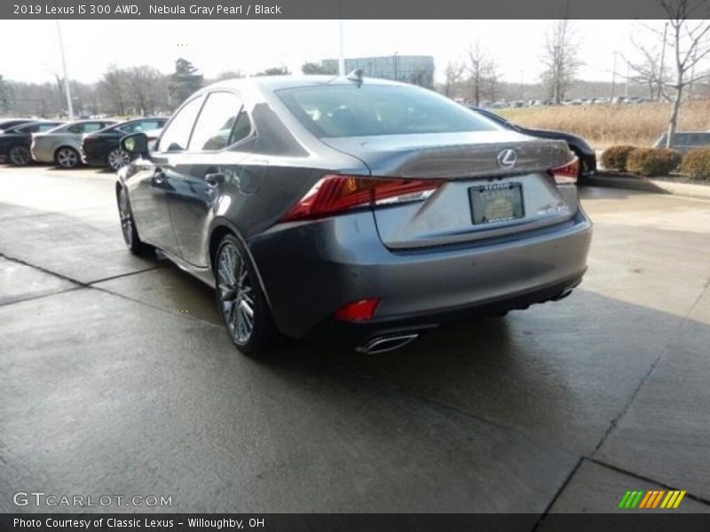 Nebula Gray Pearl / Black 2019 Lexus IS 300 AWD